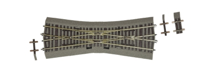 Roco 42547 - H0 - Einfache Kreuzungsweiche EKW, 15°, 230 mm
